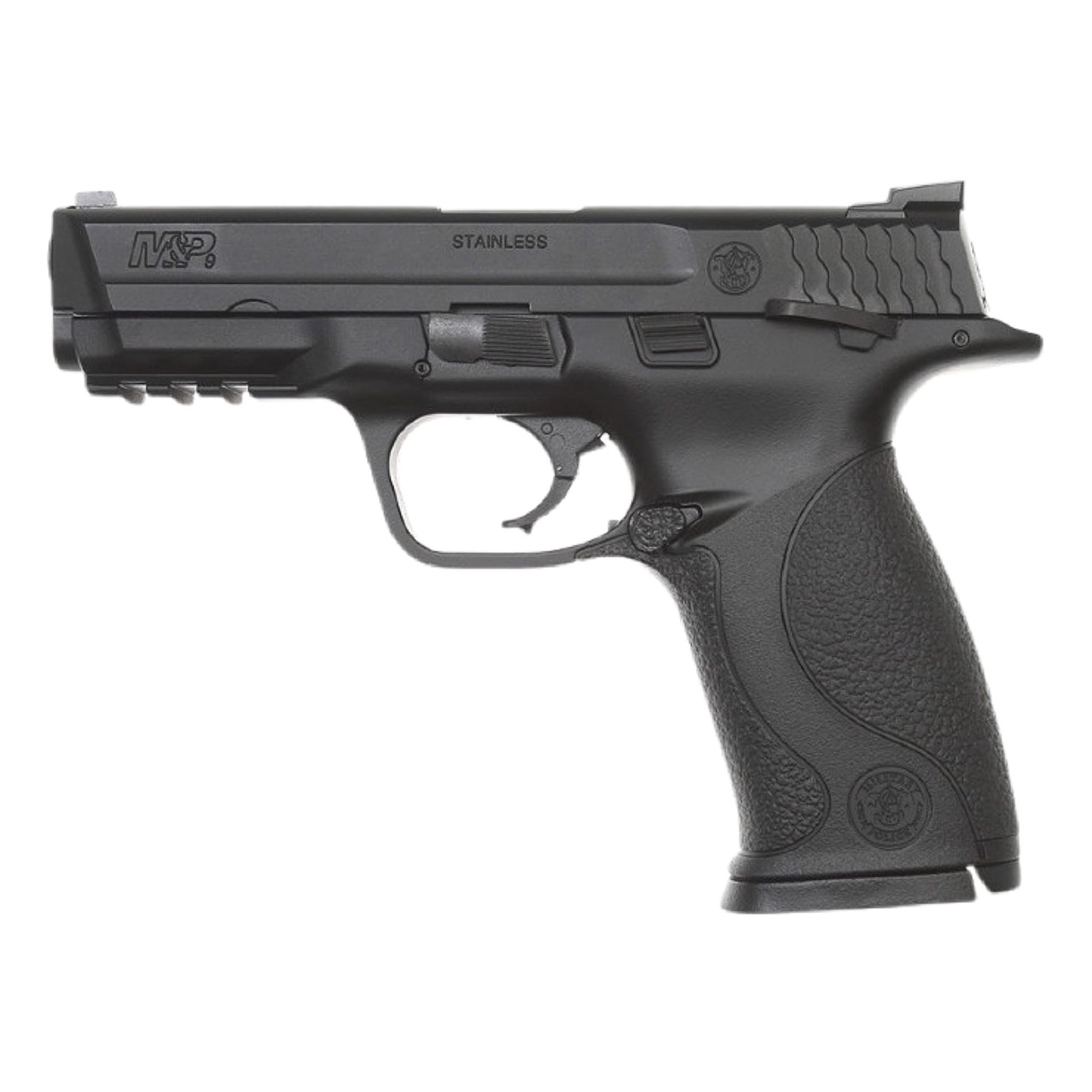 Страйкбольный пистолет (TOKYO MARUI) SMITH&WESSON M&P 9 GBB, пластик, черный 4952839142610