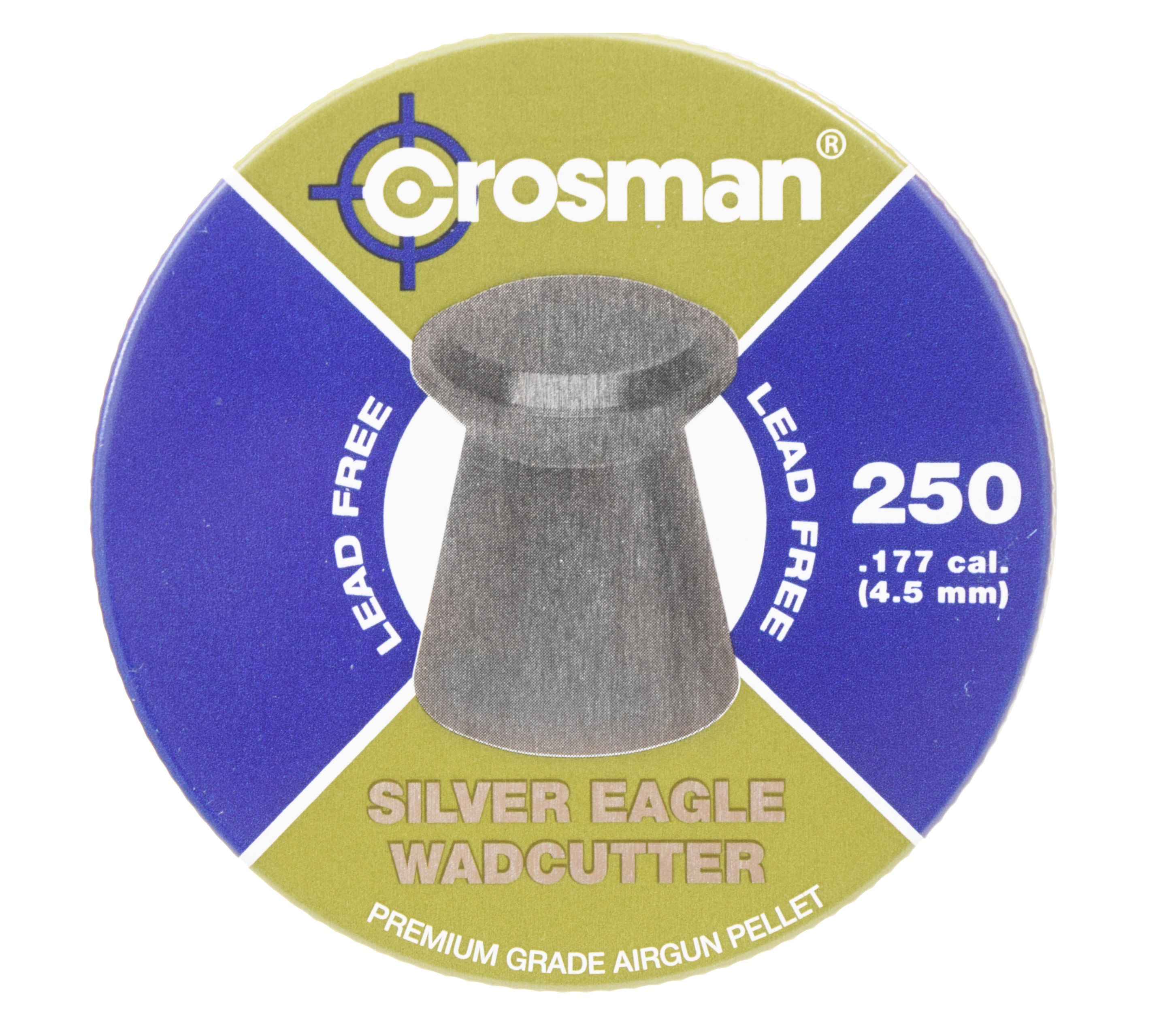 Пули "Crosman Silver Eagle WC" 4,5 мм. 4,8 гран (250 шт.)