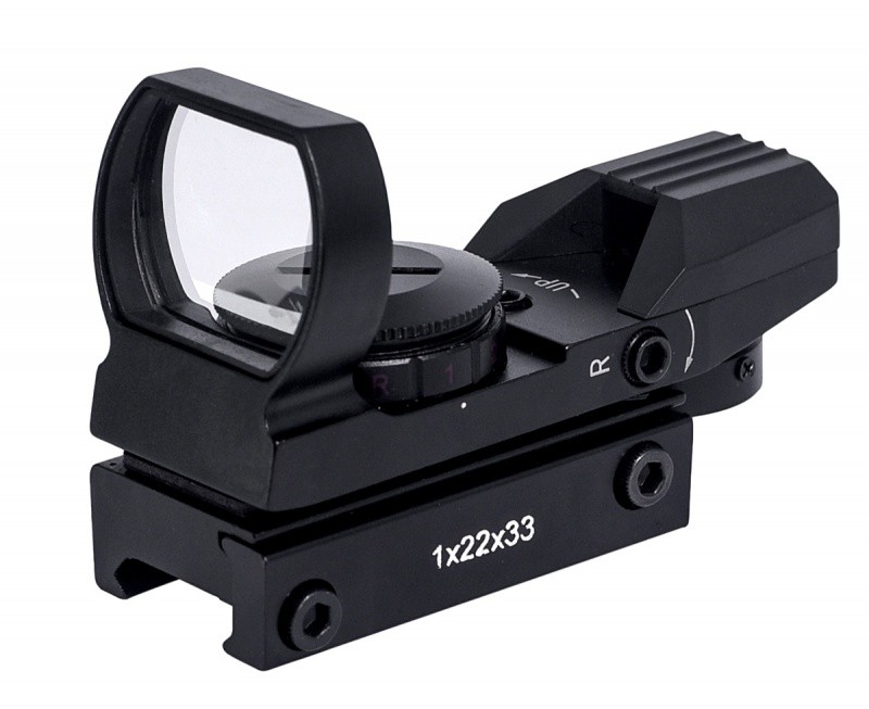 Коллиматор Target Optic 1х33 открытого типа на Weaver, сменные марки