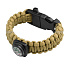 Браслет Paracord компас, кресало и свисток на защелке AS-SL0012T