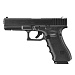 Страйкбольный пистолет (TOKYO MARUI) Glock 17 gen.4 GBB, черный, модель - 142962